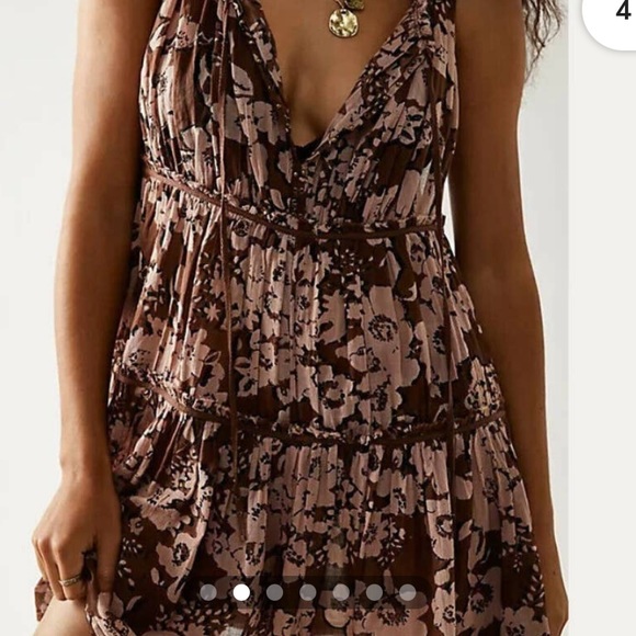 NWT Free People intimately Sundown Romper in the Black Combo XS it’s So Cute!🖤 - Picture 3 of 7